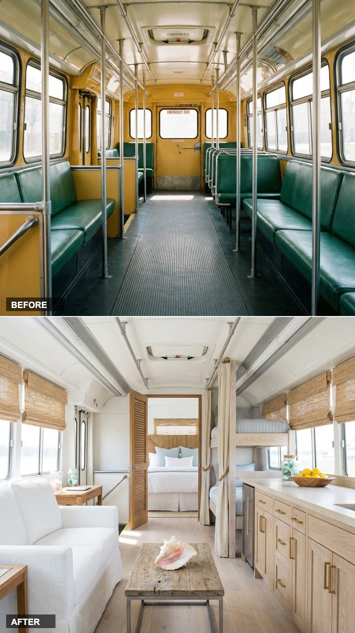 Coastal Contemporary Calm: White Slipcover, Driftwood Coffee Table, and Salt Air Vibes