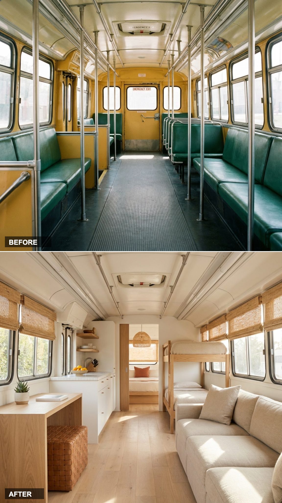 California Modern Meets the Open Road: Sand Linen, Woven Leather, and White Oak