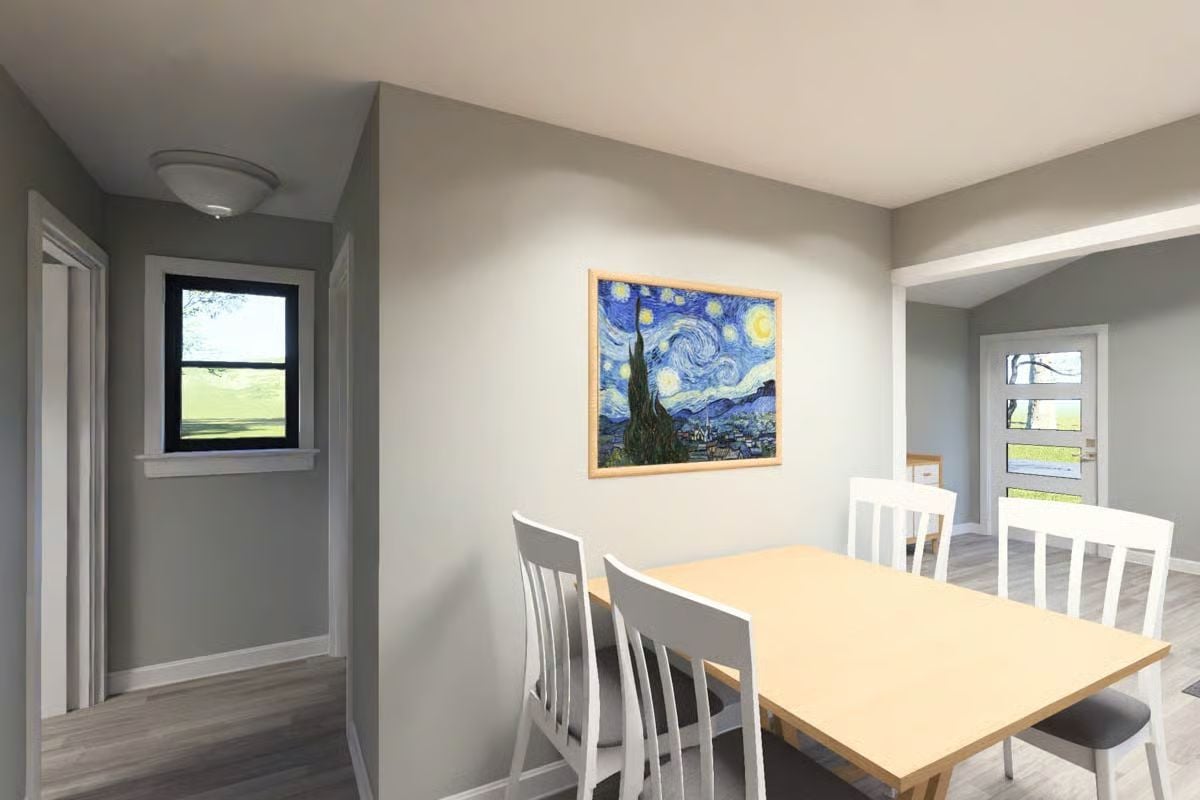 Van Gogh on the Wall, Light Wood on the Table — Dining Done Right