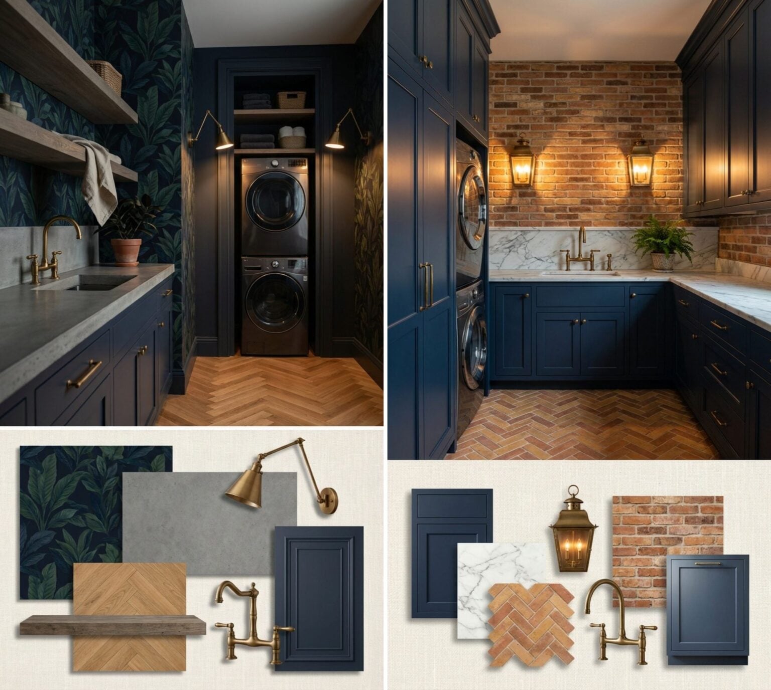 Can a Navy Blue Laundry Room Look Fabulous? You Be the Judge – Here are ...