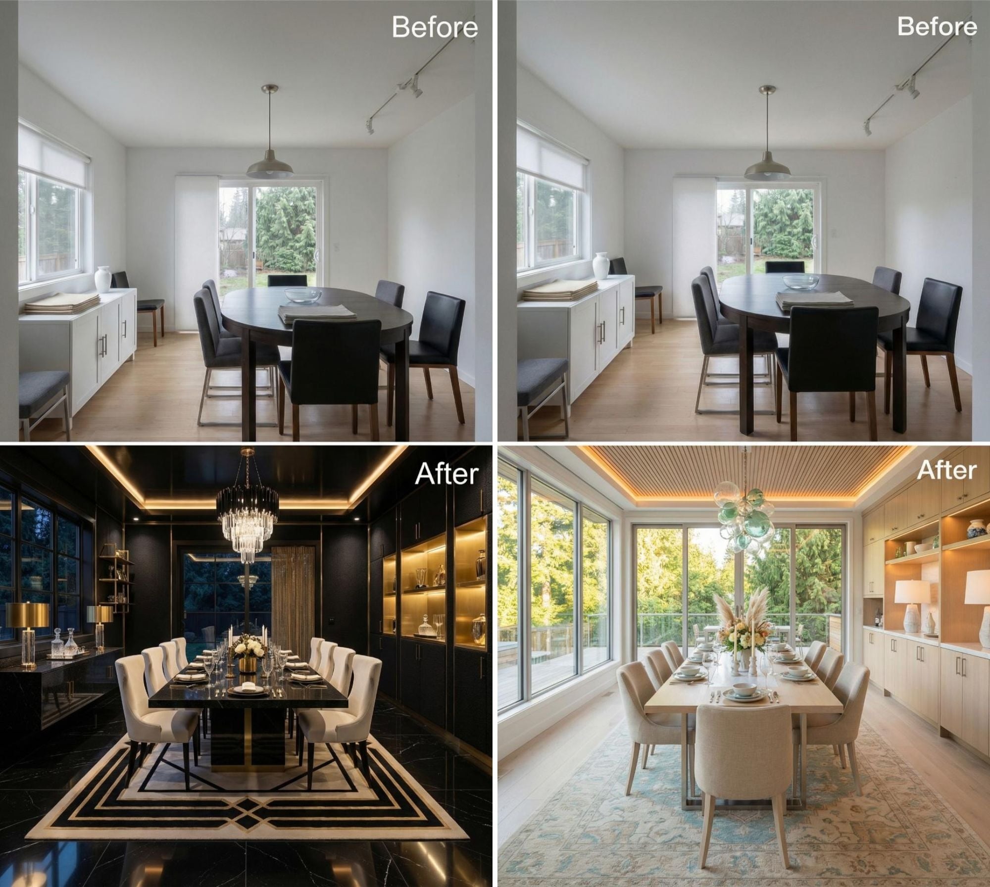 35 Before & After Dining Room Makeovers for Type-A Hosts Who Obsess Over Every Design Detail