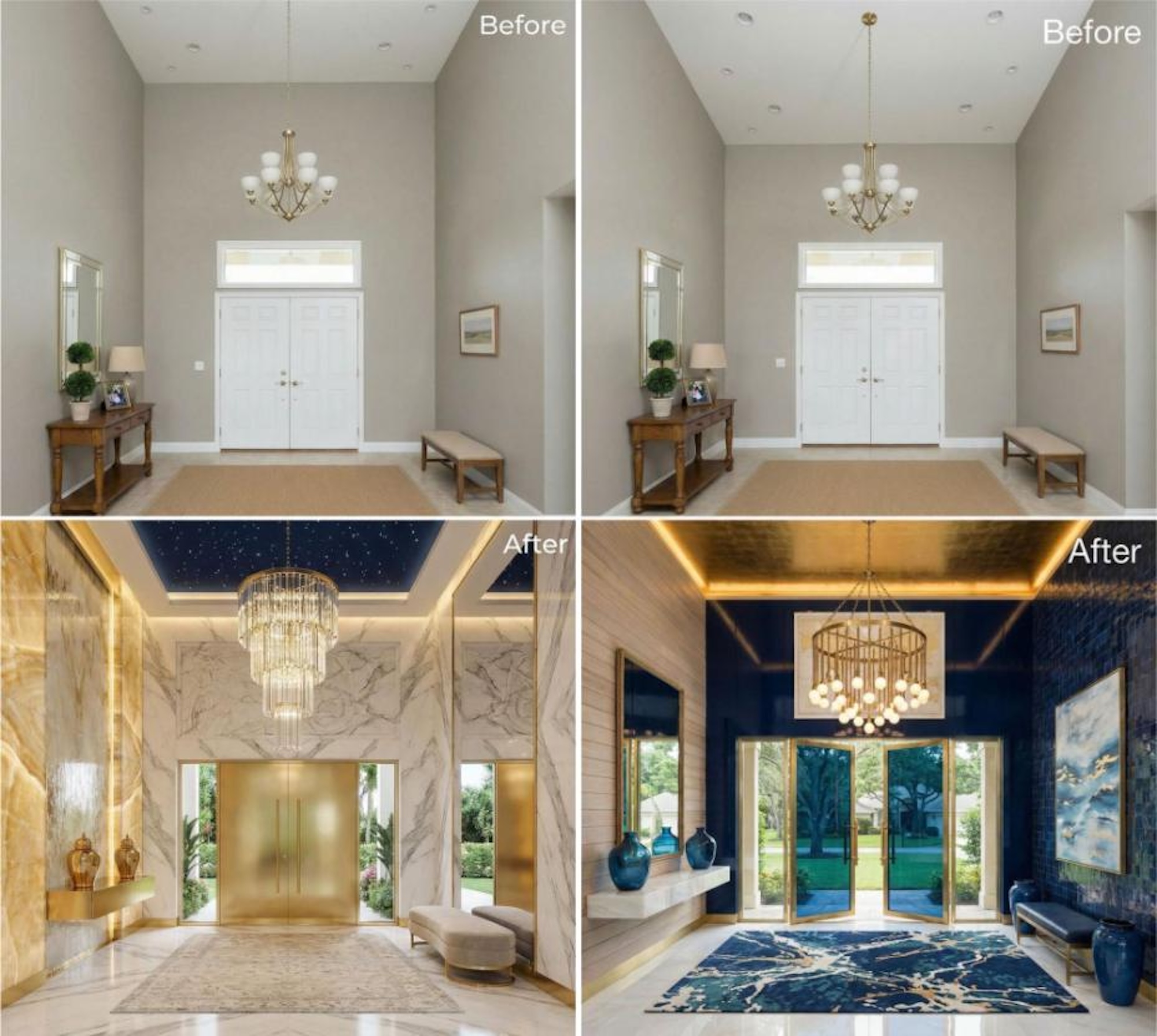 39 Before and After Foyers Designed for Social Architects Who Know the Party Starts at the Front Door