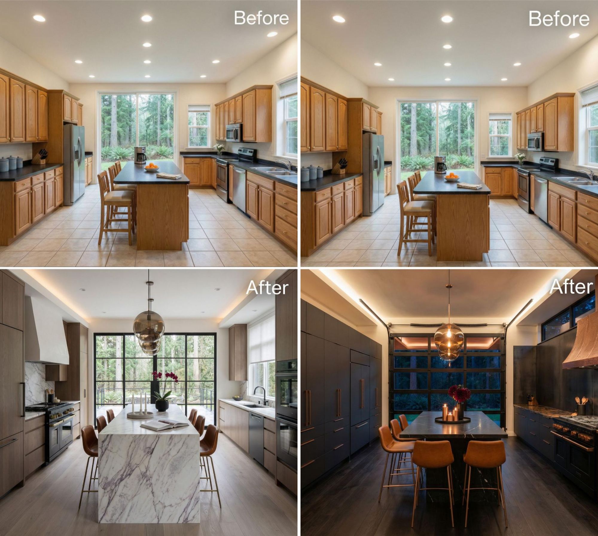 She Wanted a Kitchen So Fabulous That Guests Secretly Never Want to Leave, So She Asked AI to Design. These Are the 34 Before & After Results