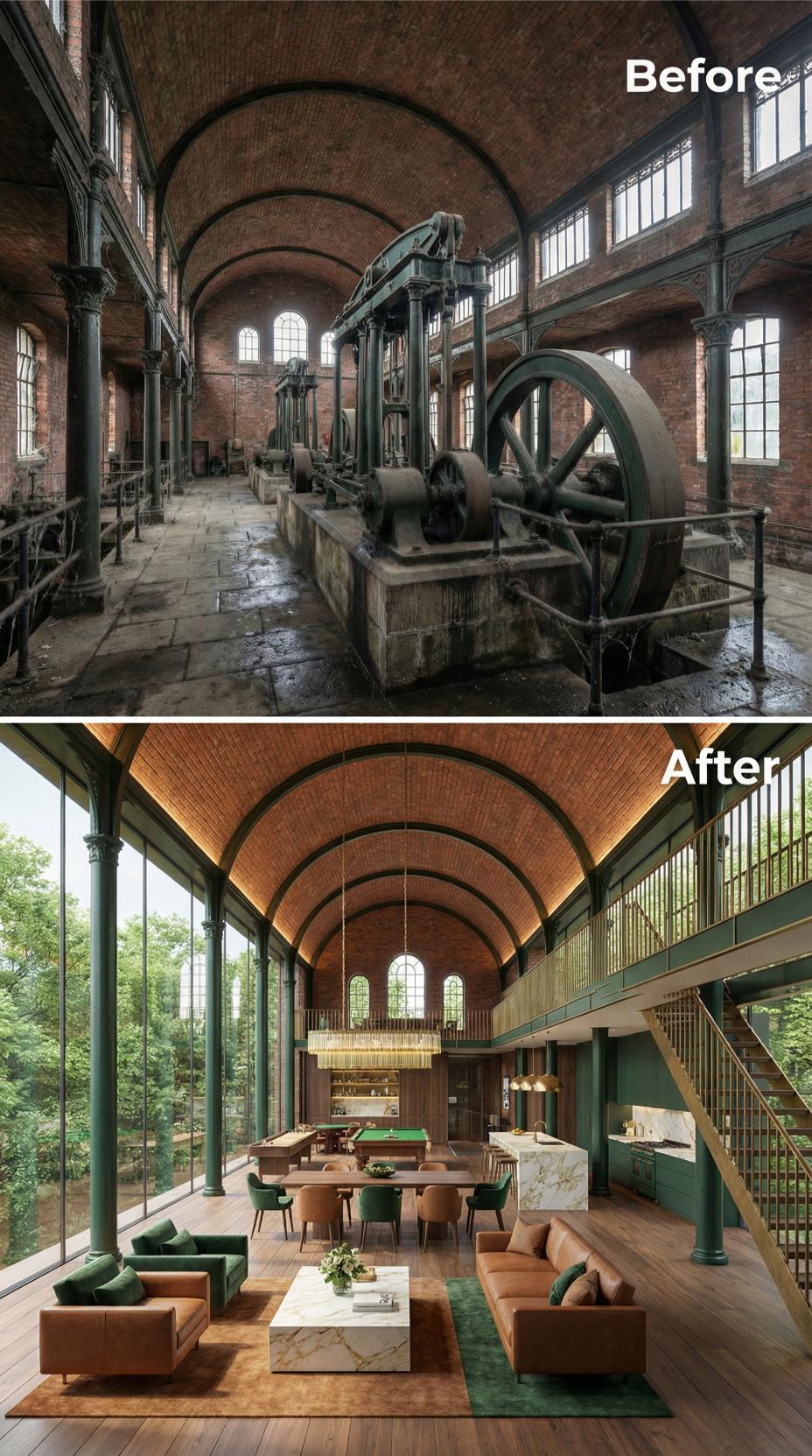 Barrel Vaults, Brass Pendants, and the Ghost of a Steam Engine
