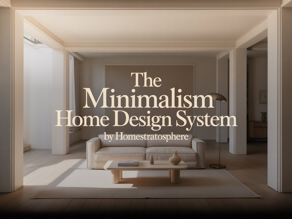 The Minimalism Home Design System – Home Stratosphere