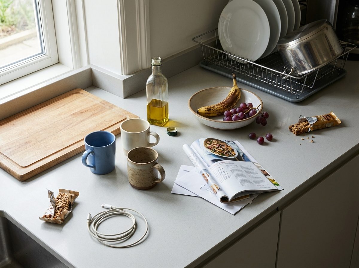 The Kitchen Counter and the Visual Load You've Stopped Noticing