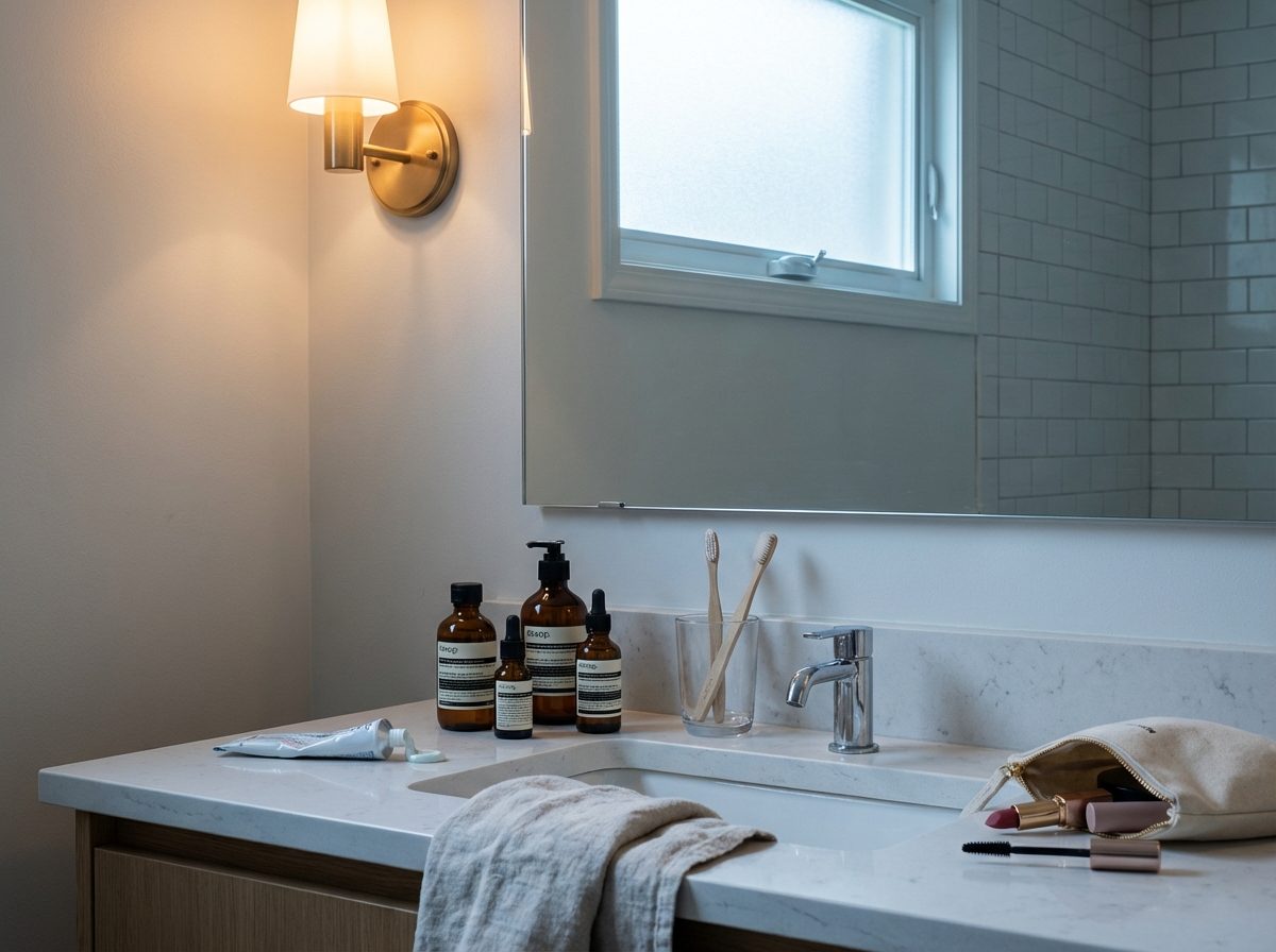 The Bathroom Counter as a Self-Care Report Card