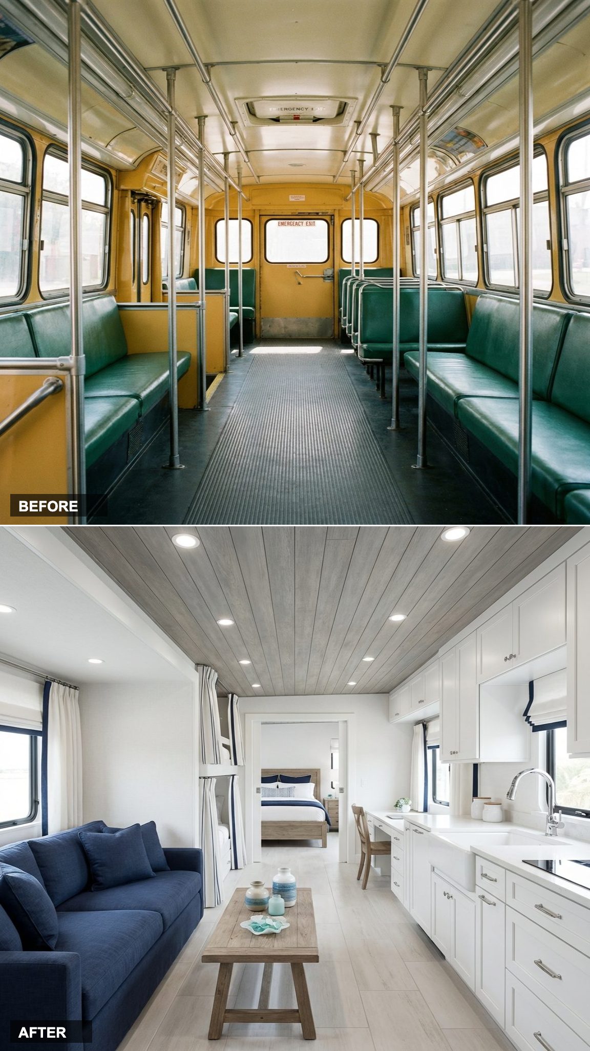 Coastal Contemporary: White, Driftwood, Navy, and a Horizon Line Built Into Every Detail