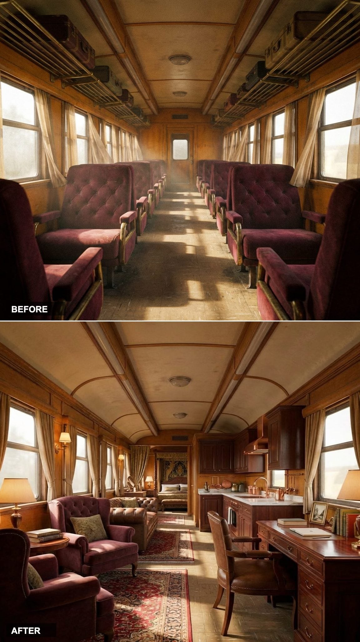 Edwardian Light: When the Carriage Goes Cream and Celadon