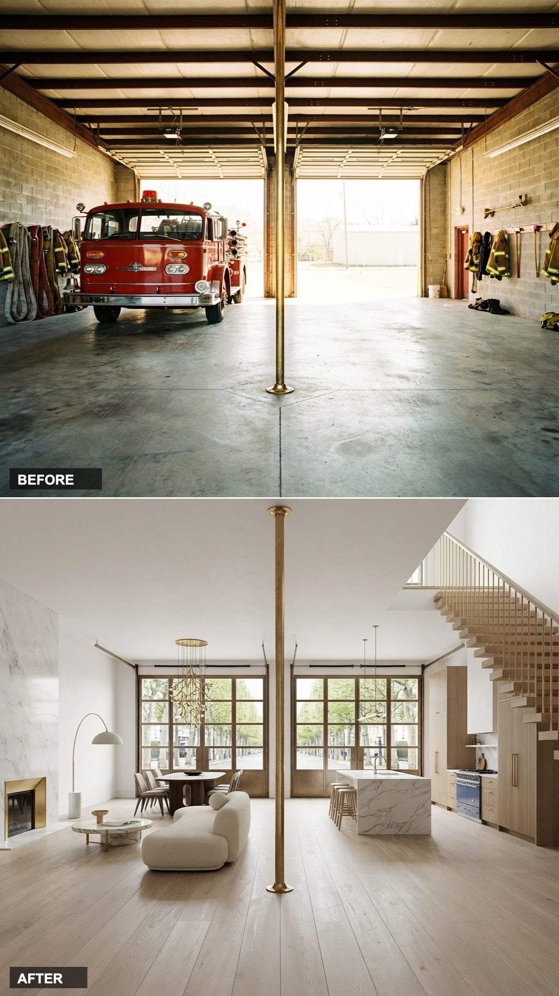 Quarter-Sawn Pale Greige Oak and the Particular Restraint of Parisian Moderne