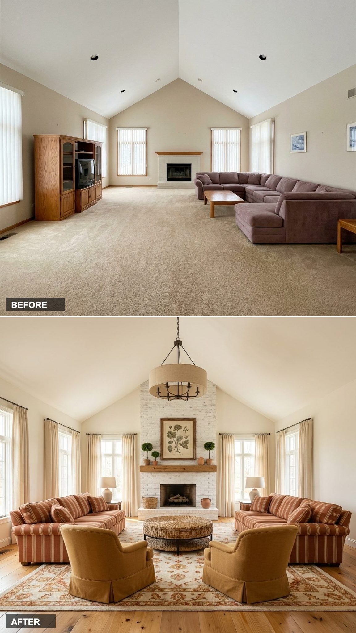 Whitewashed Brick and Reclaimed Pine: The Room That Actually Invites You In