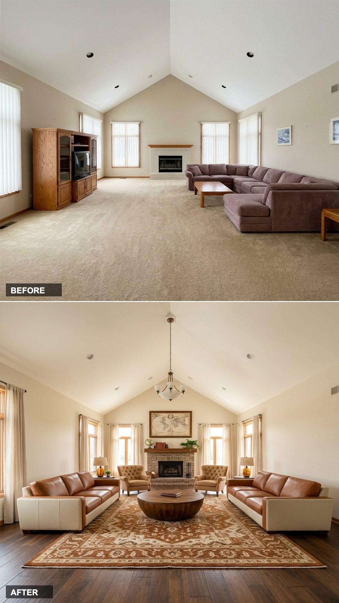 Aged Brown Brick and Solid Walnut: The Most Honest Room in the Collection
