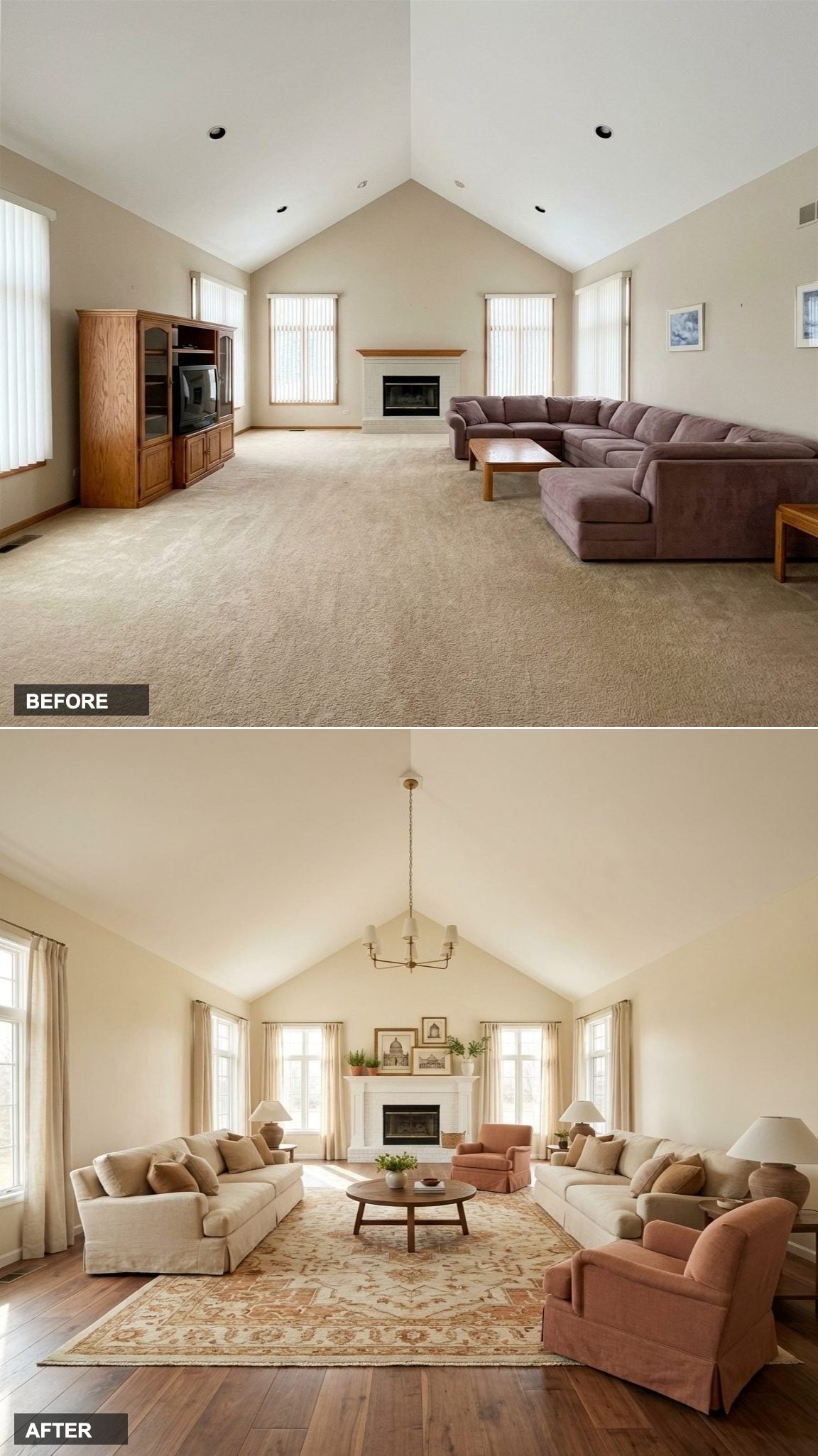 White Painted Brick and Soft Ivory Cotton: The Approachable Version of Grand