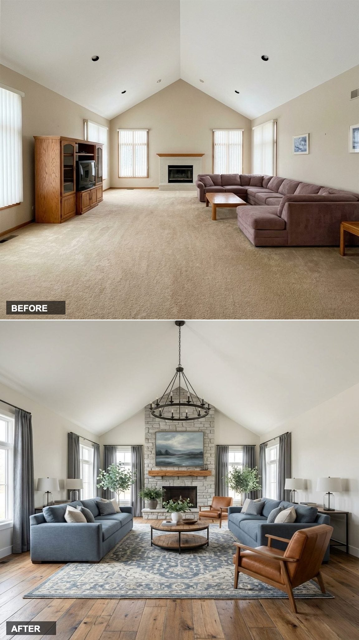 Stacked Fieldstone and Live-Edge Douglas Fir: Rustic Materials, Serious Execution