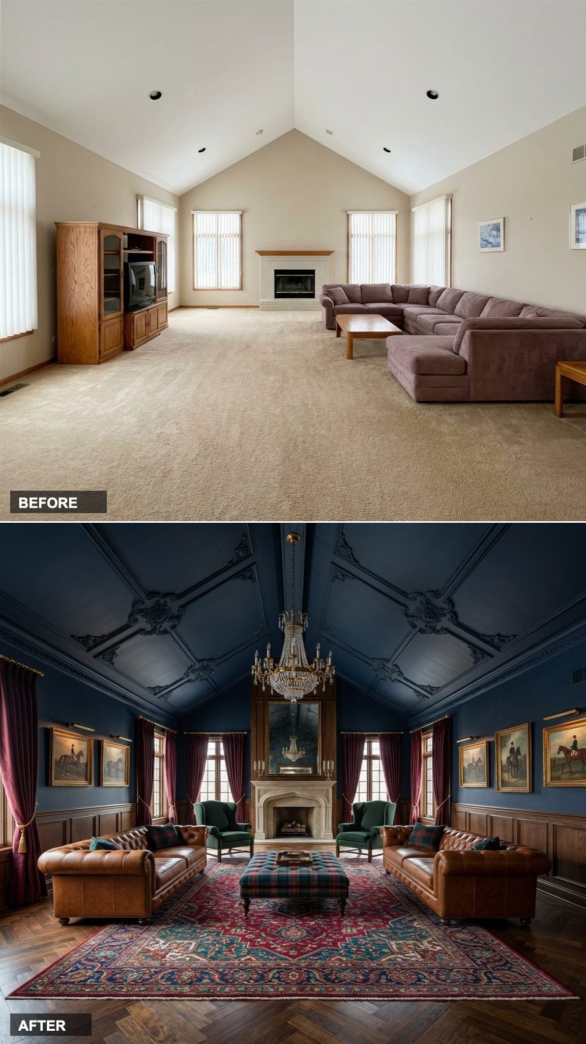 Deep Navy Vault and Antiqued Mirror: The Libra-Approved Drama Statement