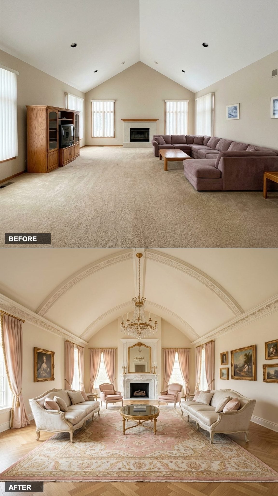 Carved Carrara Marble and Crown Molding: The Libra Finally Gets Everything They Wanted