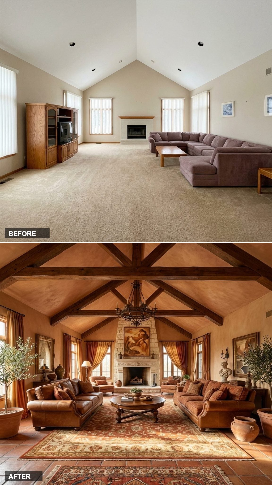 Terracotta Plaster, Exposed Chestnut Beams, and Rough Limestone: The Mediterranean Middle Ground