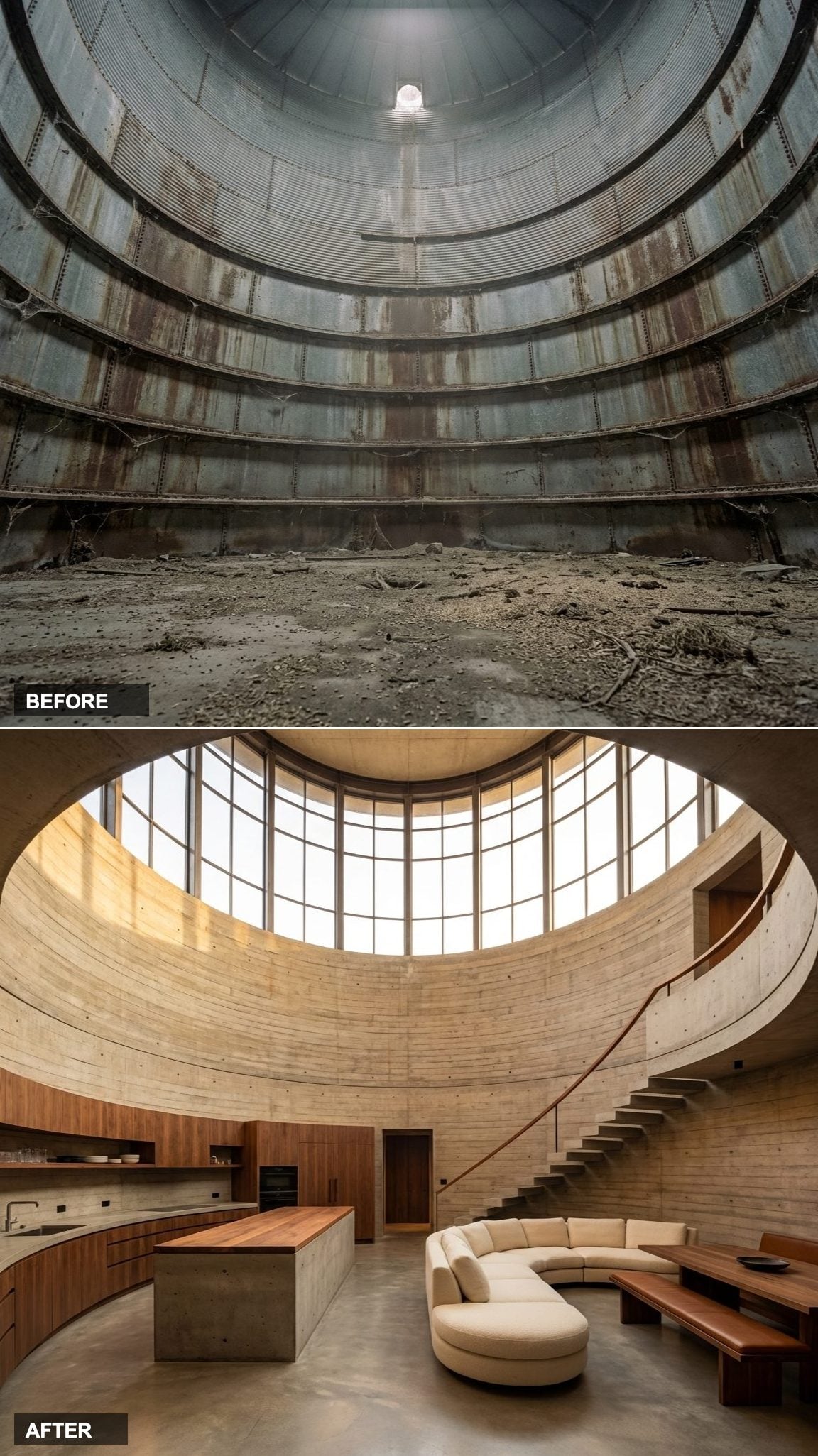 Board-Formed Concrete and Raw Steel: Warm Brutalism Done With Feeling