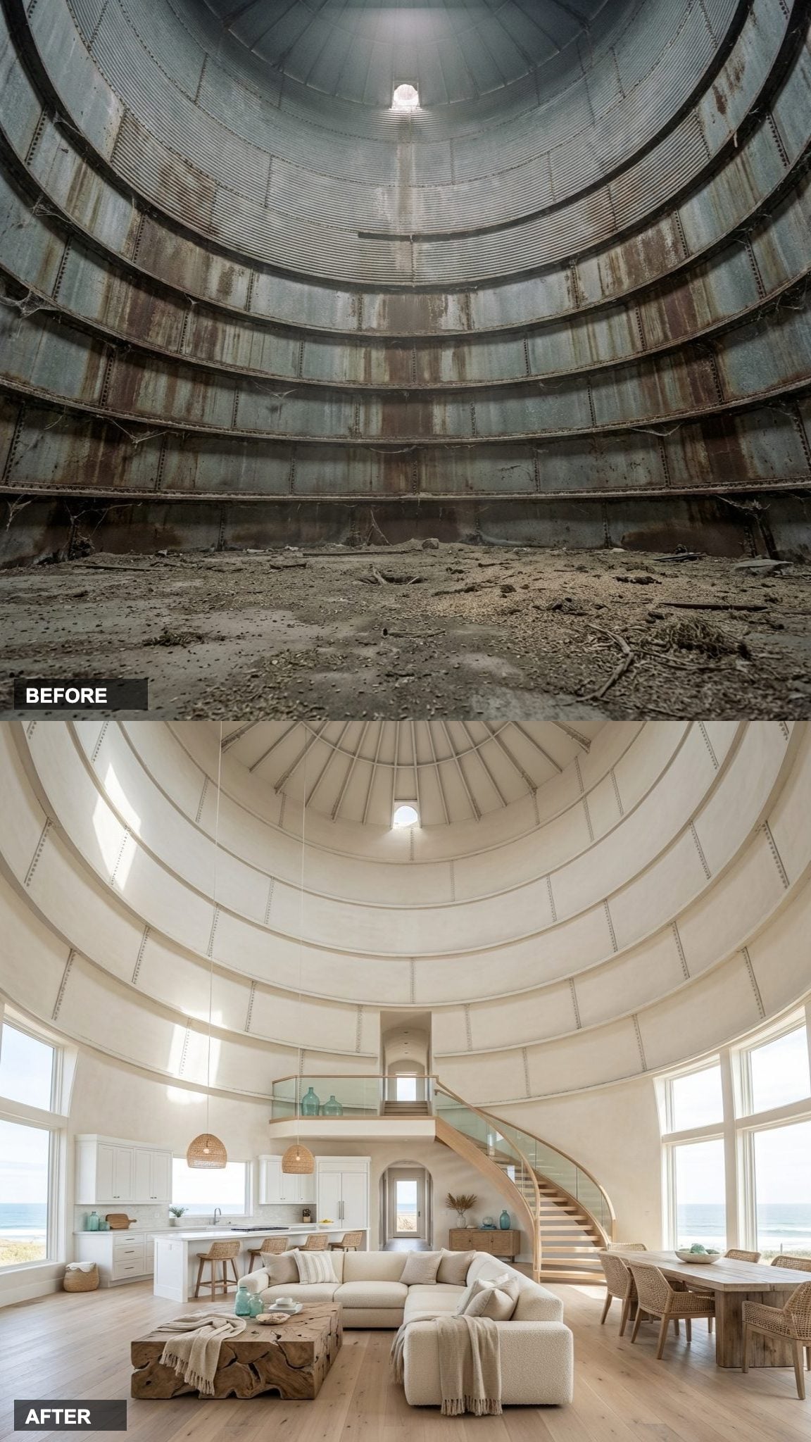 Bleached Oak and White Shaker: California Coast Moves Inland