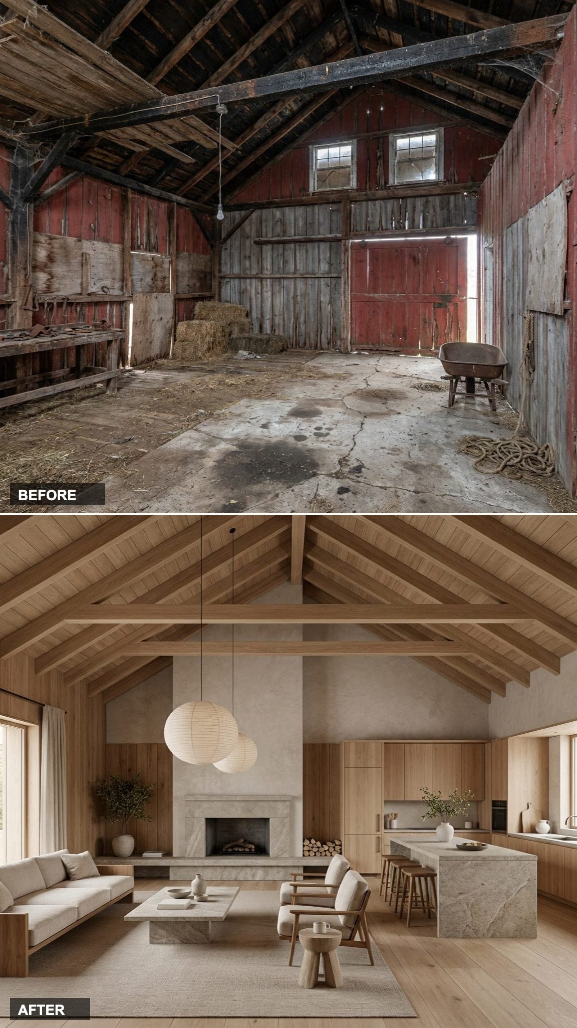 Monastic Minimalism in Limestone, Iron, and Undyed Wool