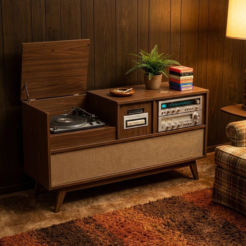 The Eight-Track Player Built Into the Entertainment Console