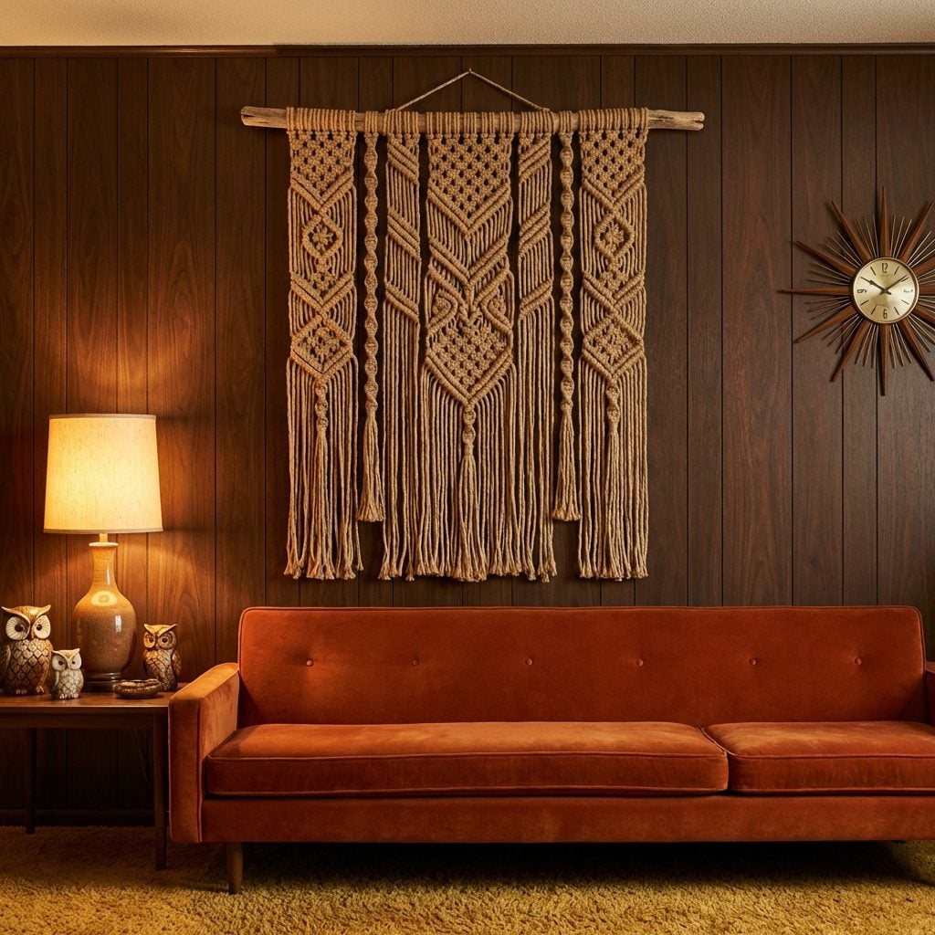 The Macramé Wall Hanging That Took Six Months to Make and Thirty Years to Take Down
