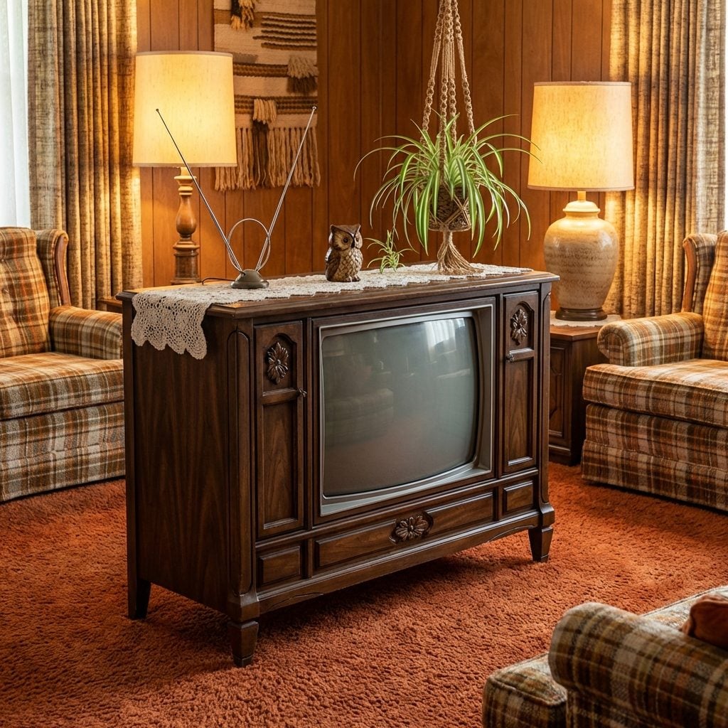 The Console TV the Size of a Coffin That Doubled as a Display Surface