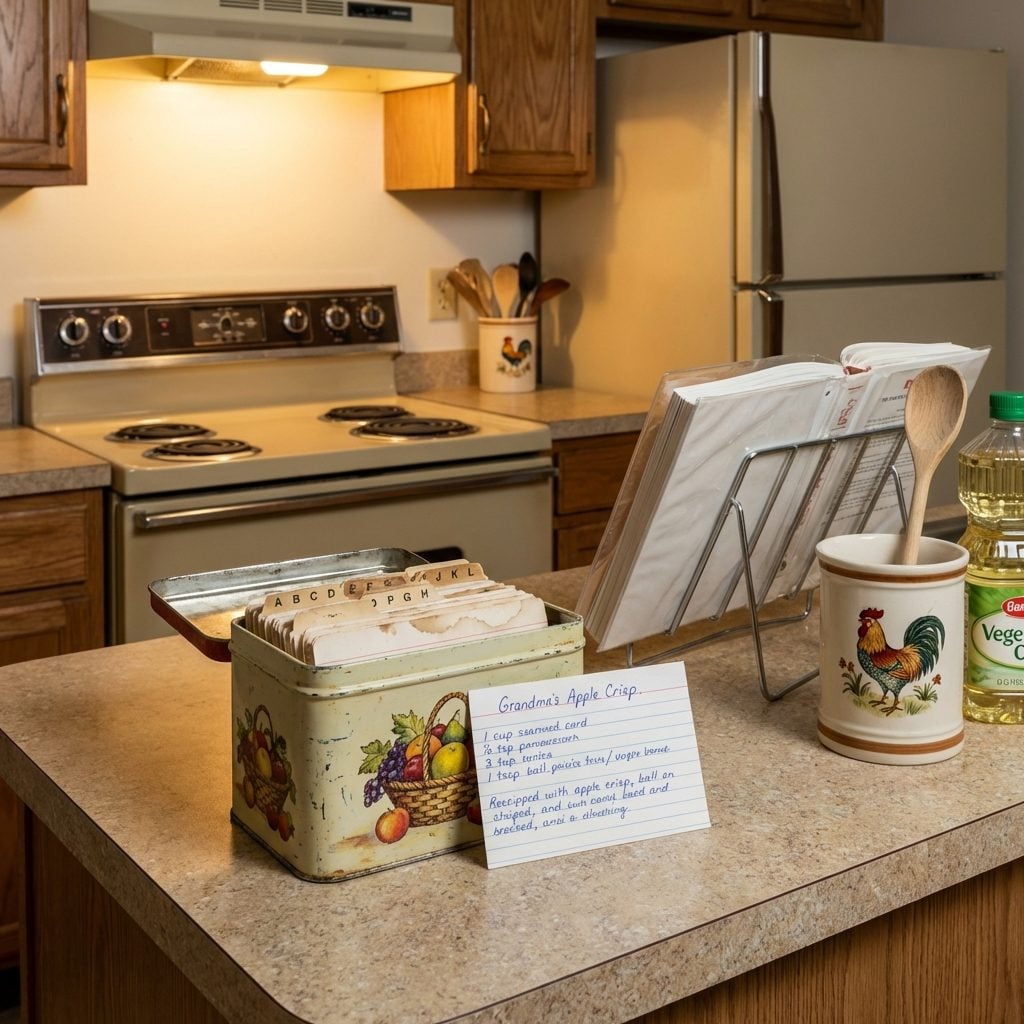The Recipe Box, A Tin or Wooden Box of Index Cards With Your Mother's Handwriting on Every One