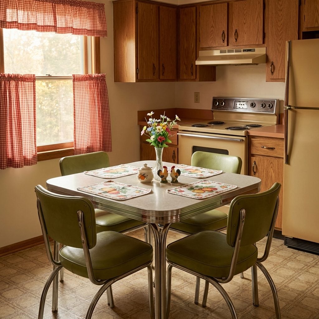 The Kitchen Table That Wasn't in a Dining Room, Just Four Chairs and a Formica-Topped Table in the Corner