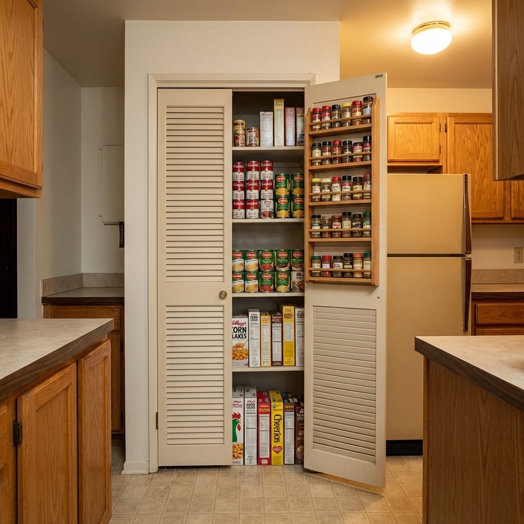The Narrow Pantry Cabinet With the Bifold Doors That Always Jumped the Track