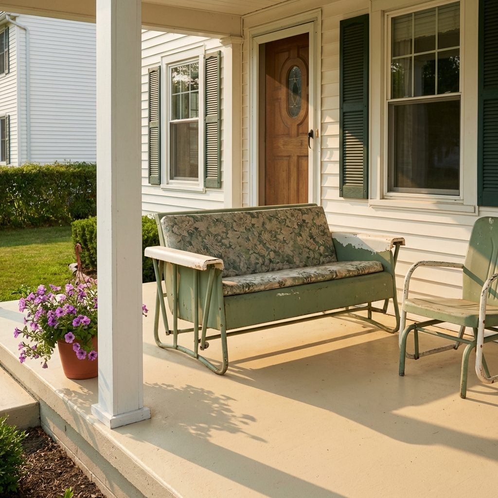 The Glider Swing That Creaked Exactly the Same Way at Every House