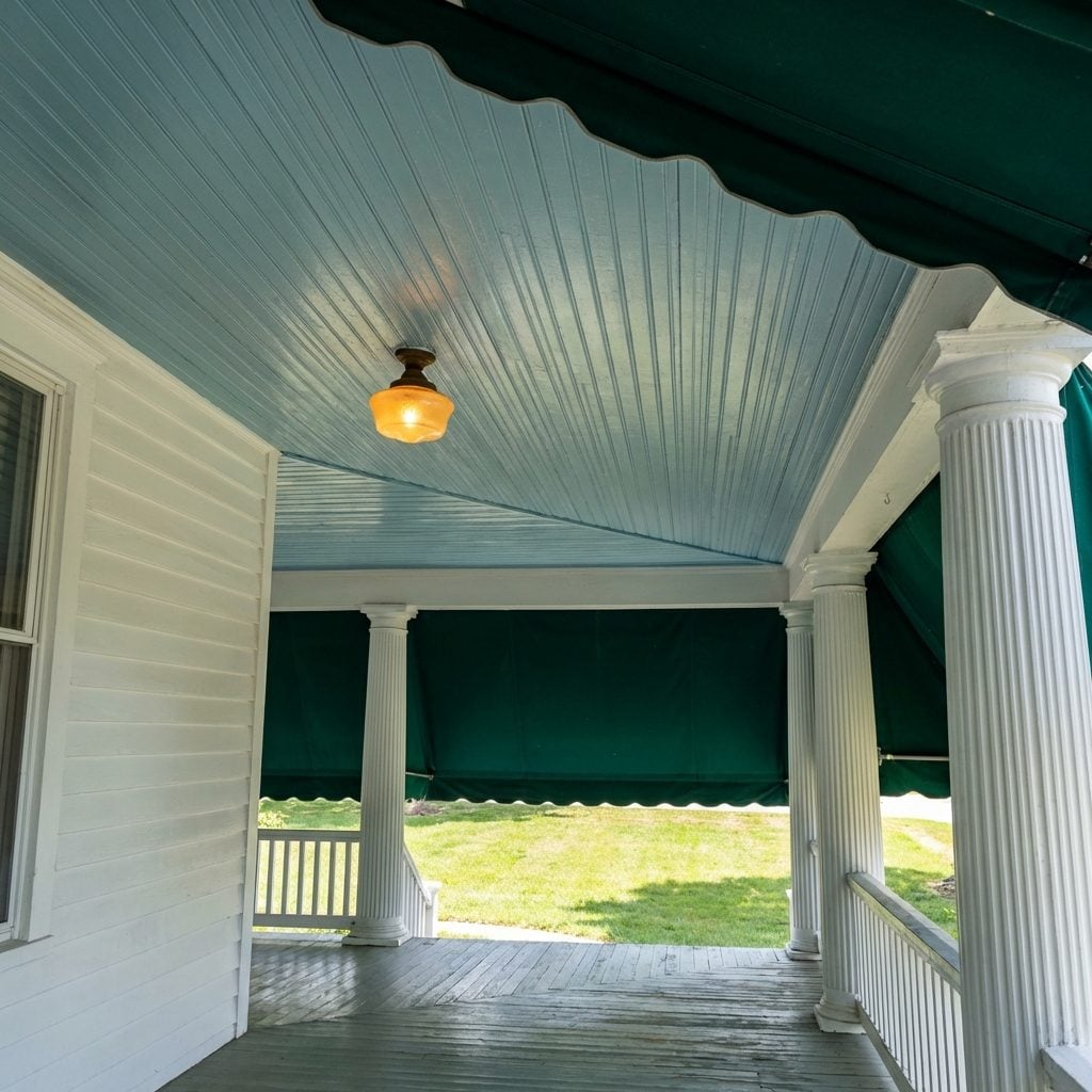 The Painted Porch Ceiling in Haint Blue (And Nobody Knew Why)