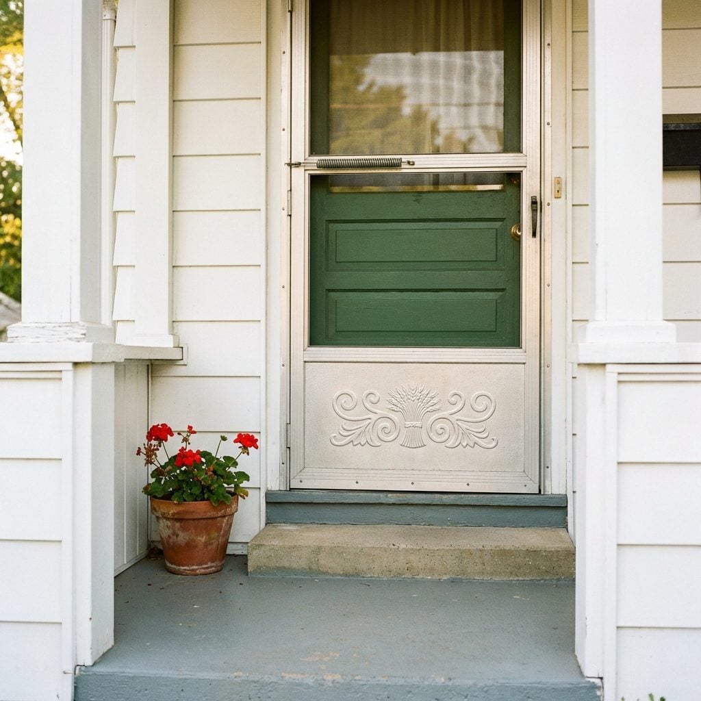 The Aluminum Screen Door With the Spring That Snapped Back Like a Mousetrap