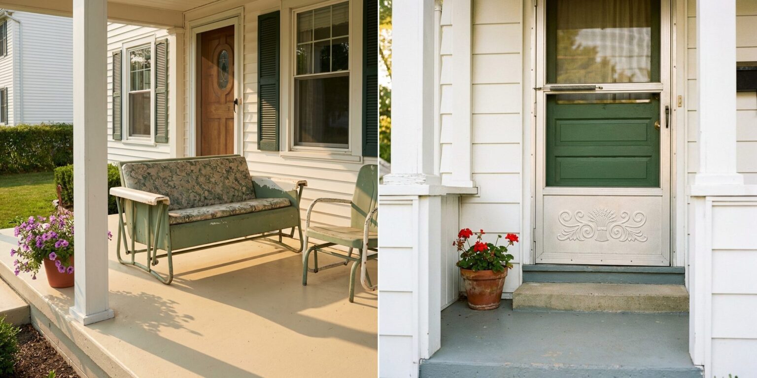 21 Front Porch Details That Defined the American Home in the 1950s (How ...