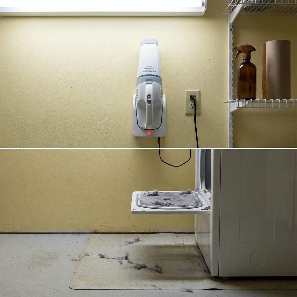 The Dustbuster Mounted on the Wall: Always Charged, Never Quite Powerful Enough