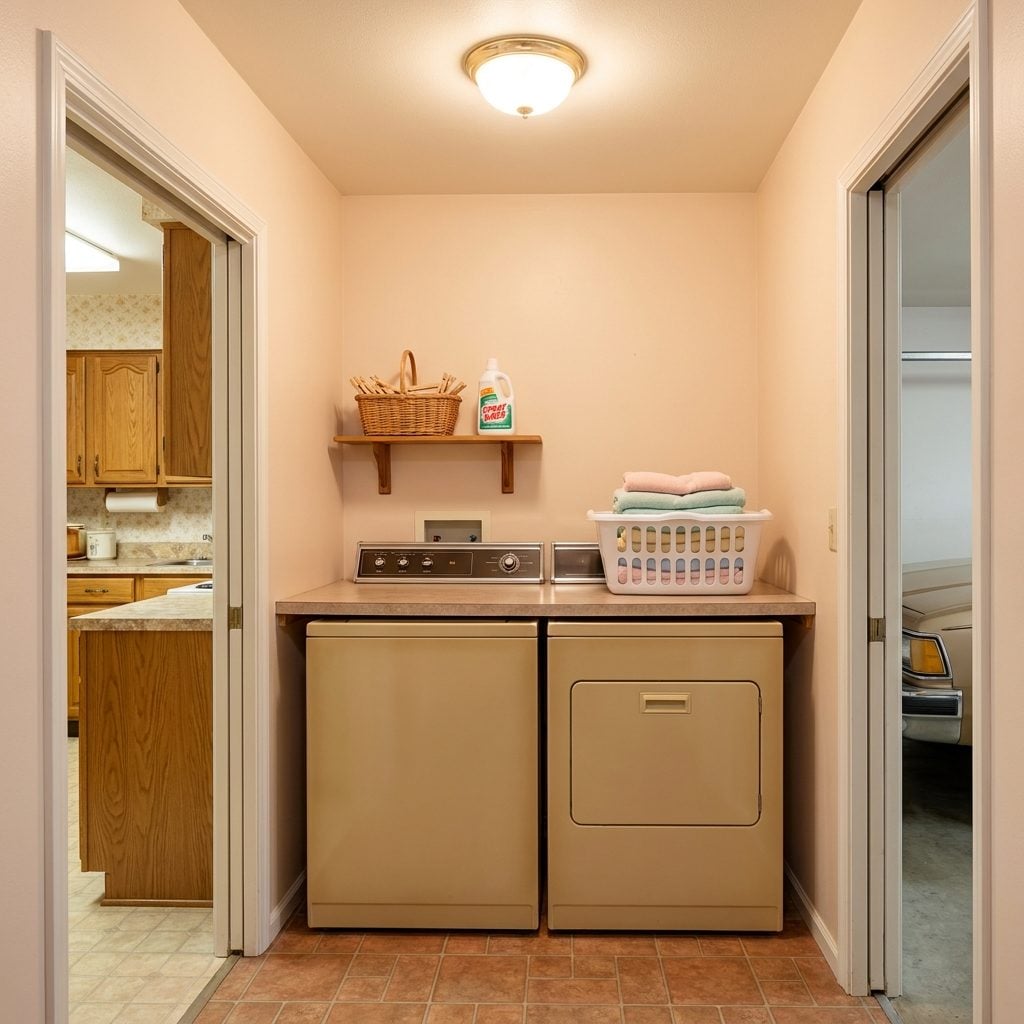 Main-Floor Laundry Rooms Off the Kitchen (Because the Basement Was Too Far and Too Creepy)