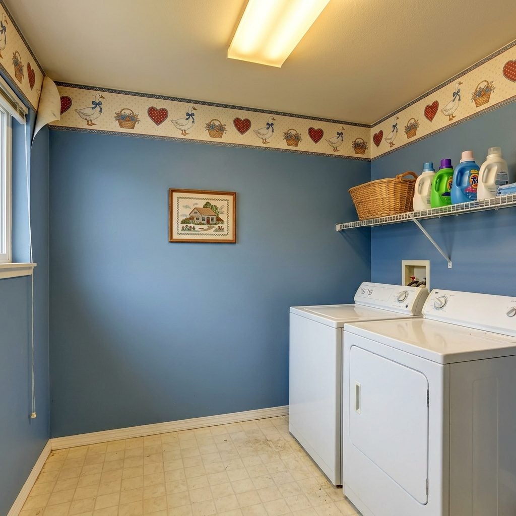 Wallpaper Borders with Country Geese, Calico Hearts, and Zero Shame