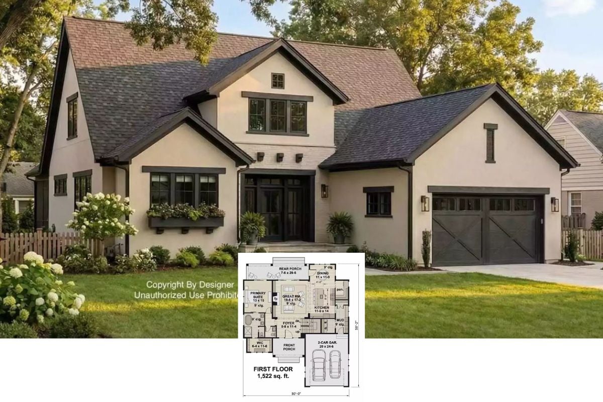 Stonywood Farmhouse-Style Home with 3 Bedrooms and a Flexible Loft (Floor Plan)