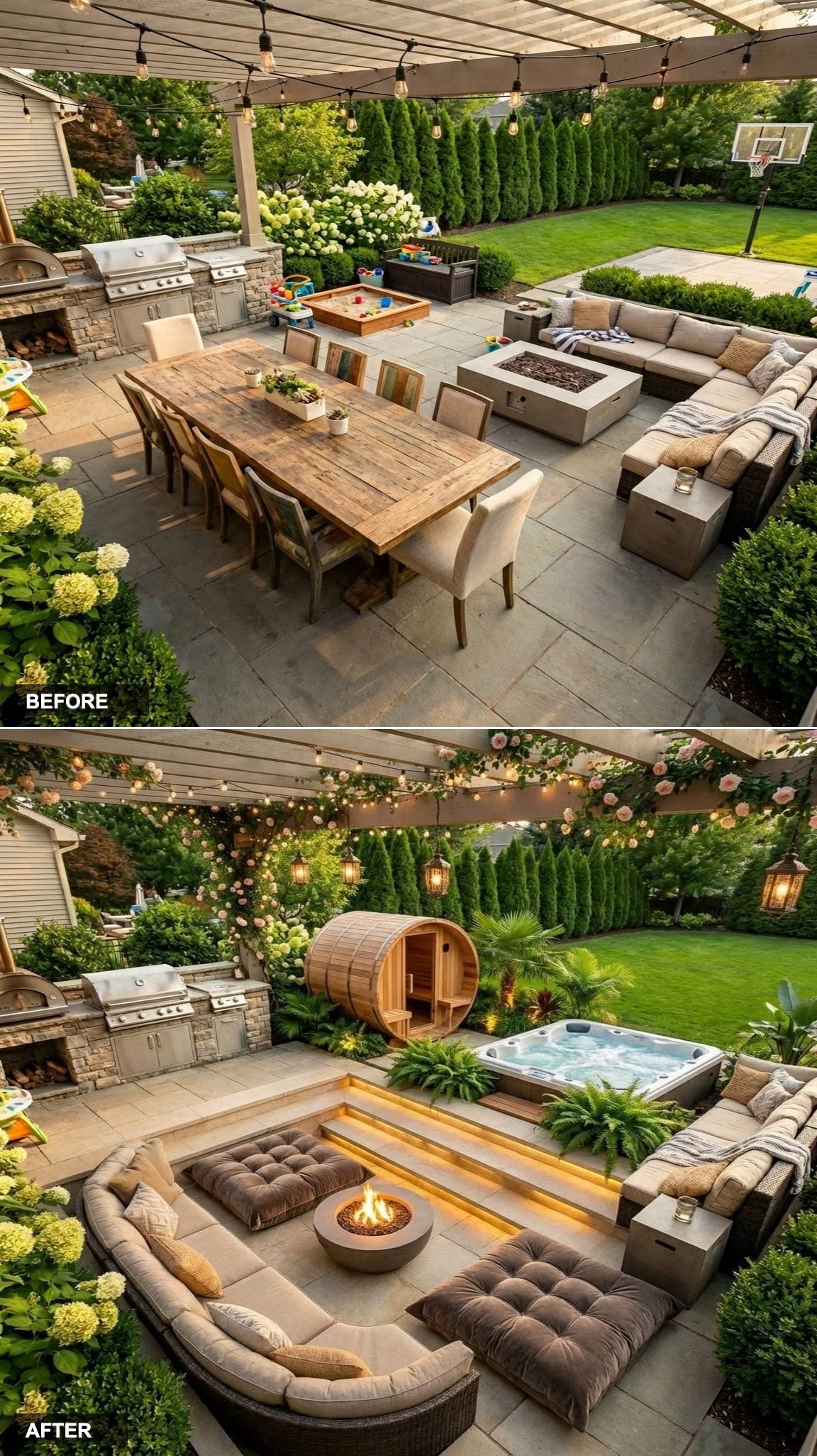 From Basic Brick Ledge to Moody Moroccan Lantern Garden