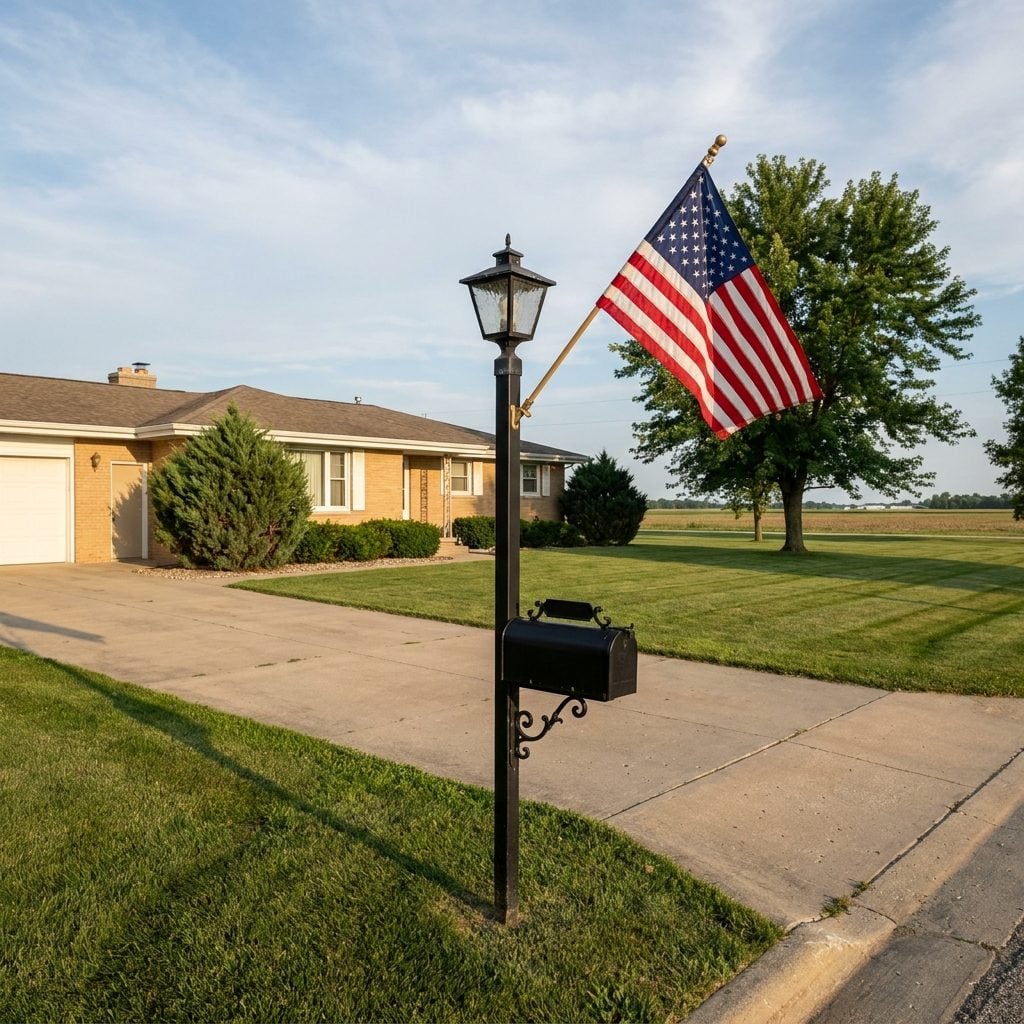 The Midwestern Mailbox-and-Lamp-Post Combo That Stood Guard at Every Driveway
