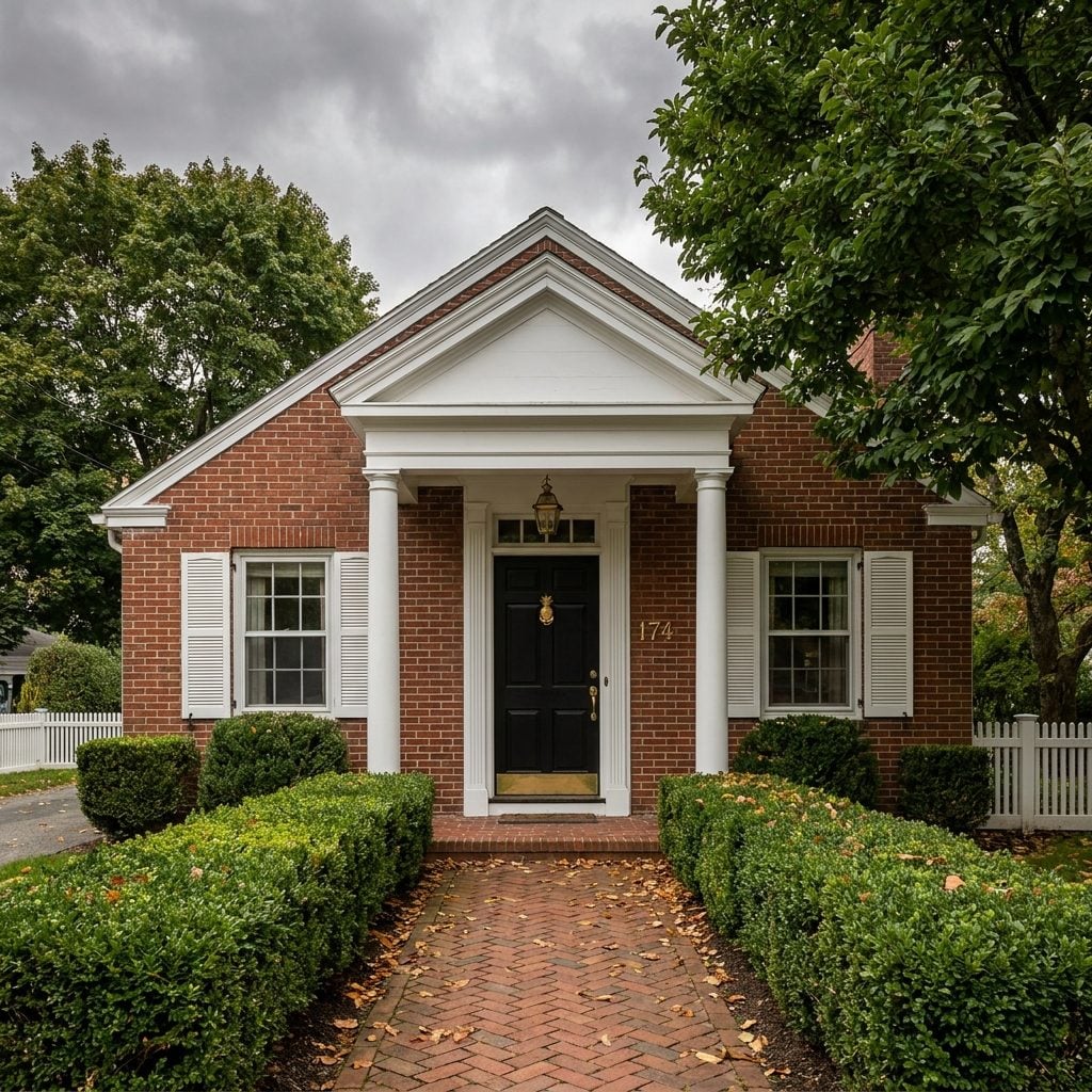 That Colonial Revival Portico With the Pineapple Door Knocker Your Mother Polished Every Spring