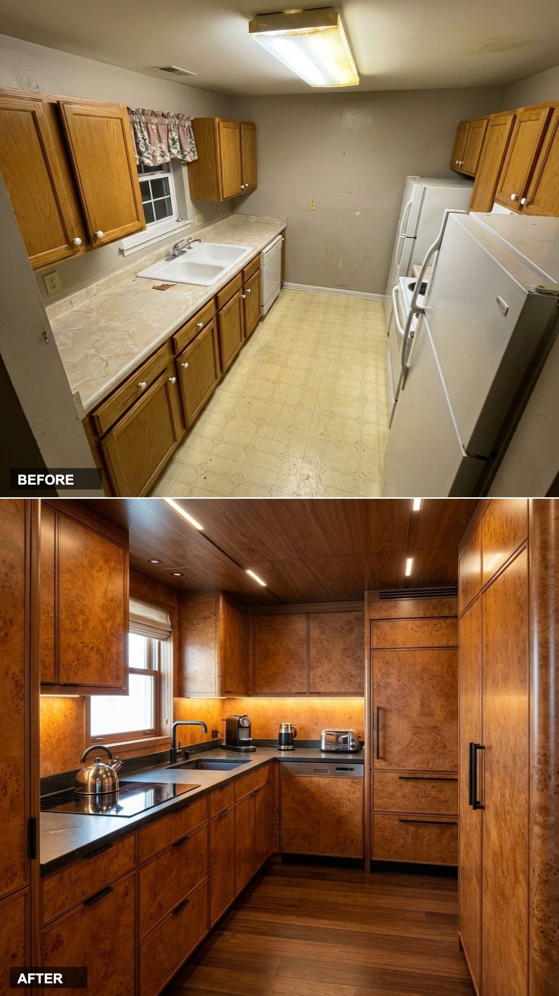 From Beige Builder Bore to Superyacht Burl Wood Sanctuary