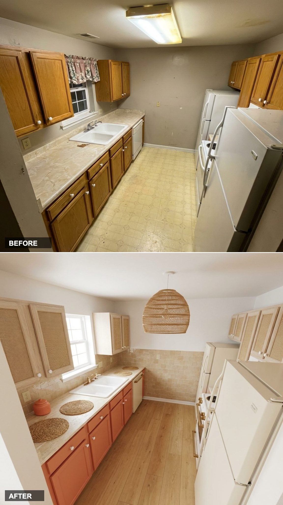 From White Tiles to Caribbean Catamaran Coral and Rattan