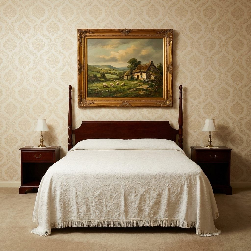 Heavy Gold-Framed Oil Paintings of Pastoral Scenes Nobody in the Family Actually Painted