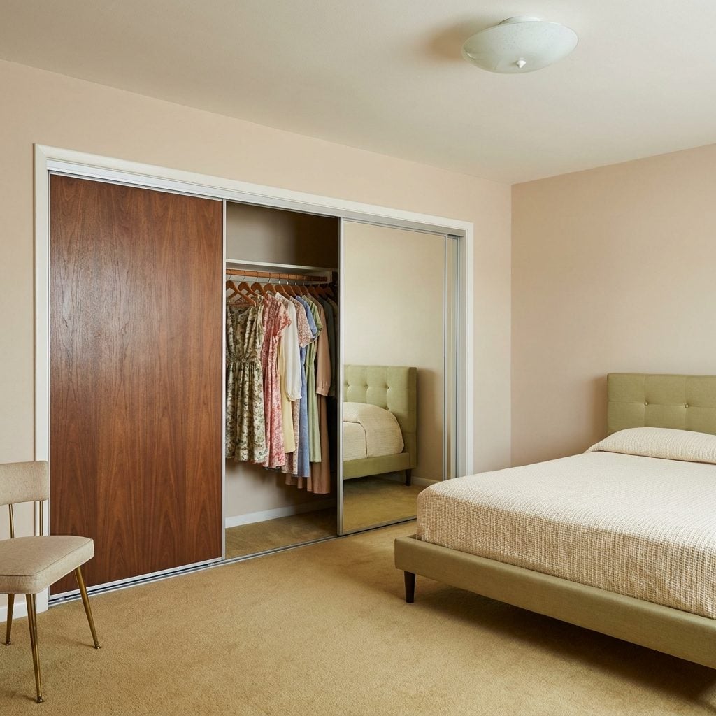 Sliding Closet Doors That Announced Every Outfit Decision to the Entire House