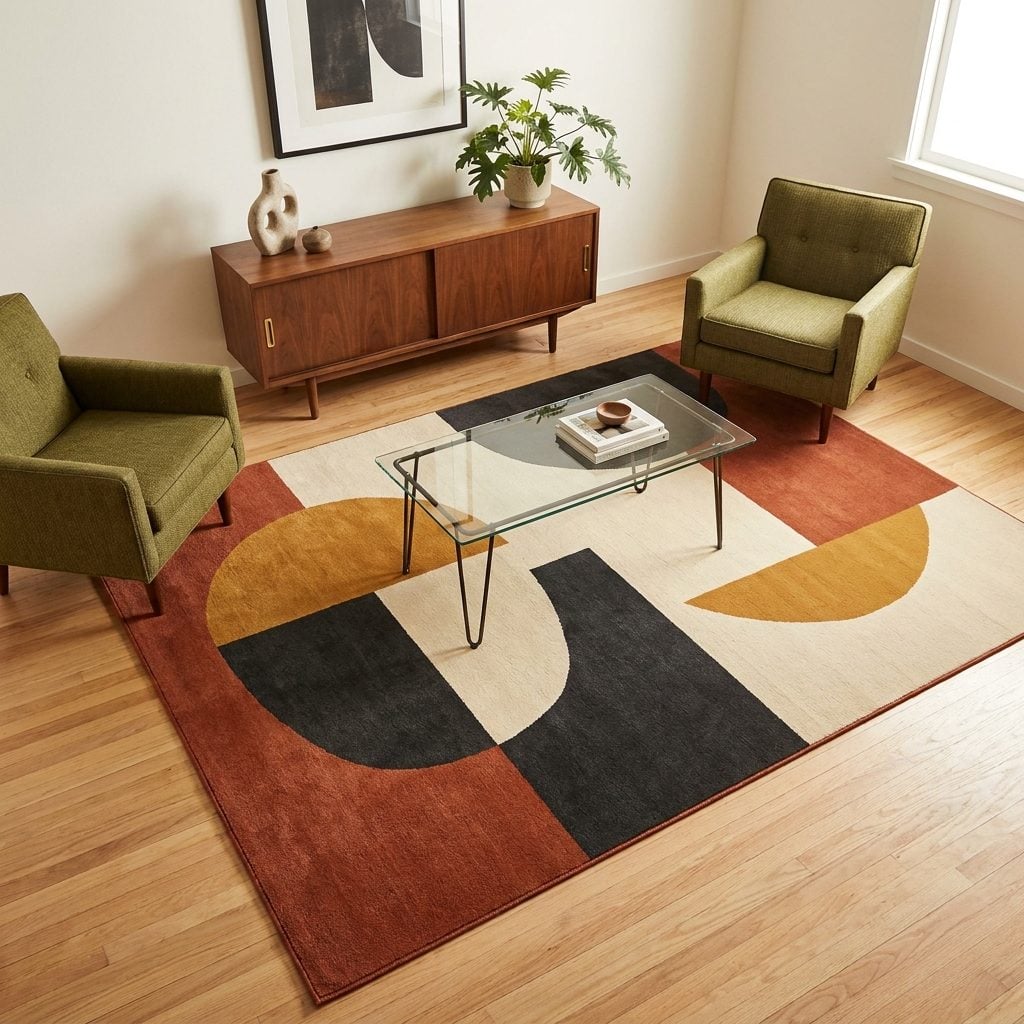 Abstract Area Rugs That Looked Like Paintings Nobody Hung on the Wall