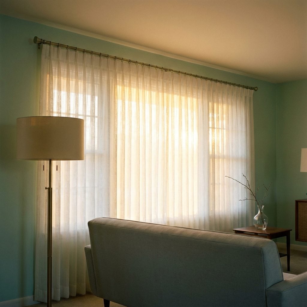Fiberglass Sheer Curtains That Promised the Future and Delivered Itchy Arms