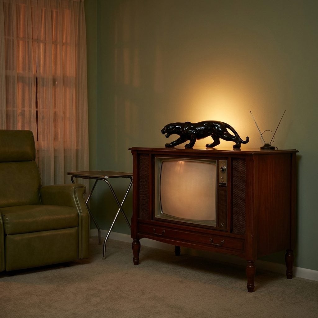 The Ceramic TV Lamp Shaped Like a Panther (or a Siamese Cat, or a Covered Wagon)