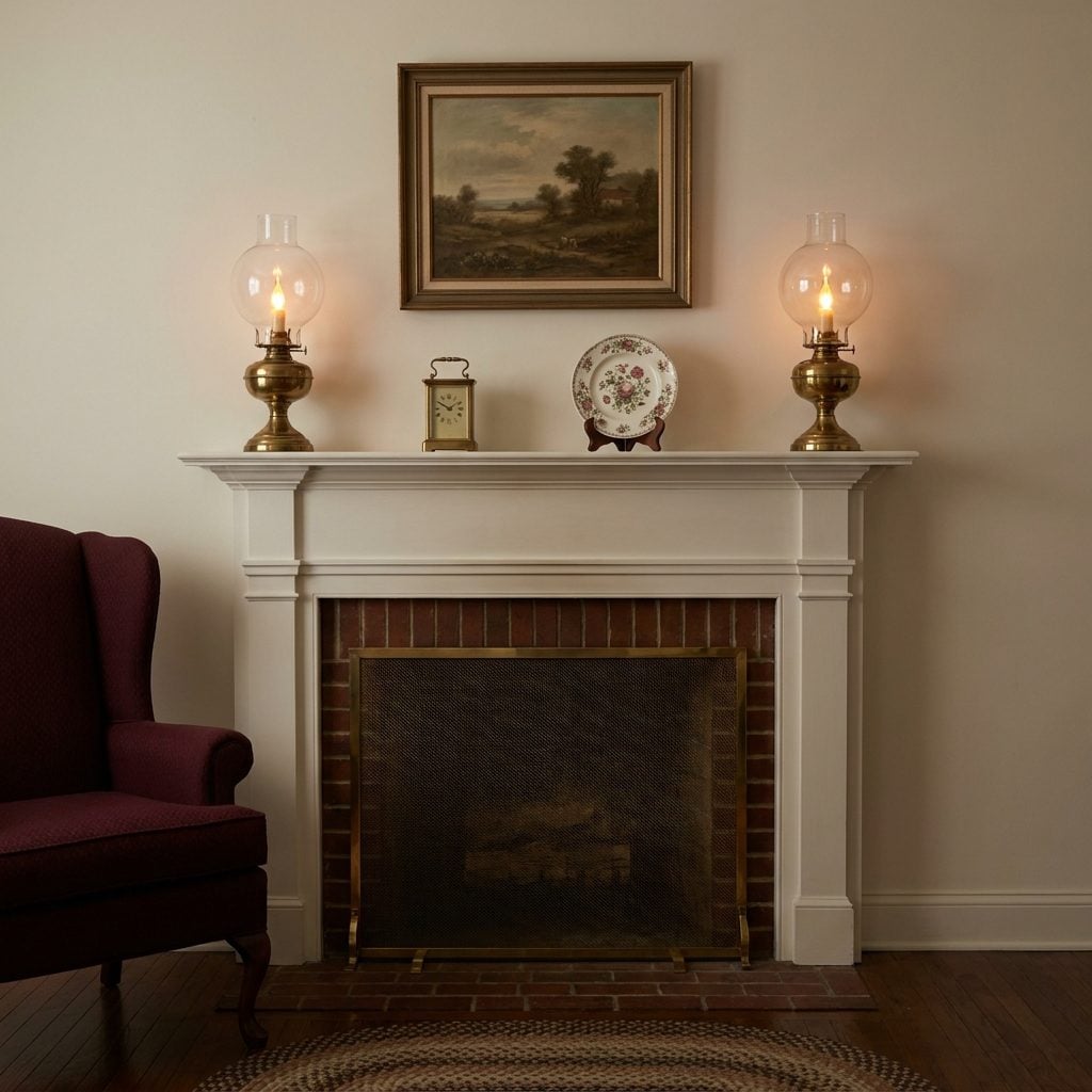 The Hurricane Lamp on the Side Table That Made Everything Feel Like a Holiday