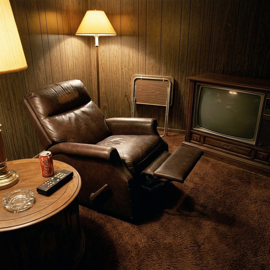 The Recliner With a Permanent Body-Shaped Indentation That Was Absolutely Not Allowed Upstairs